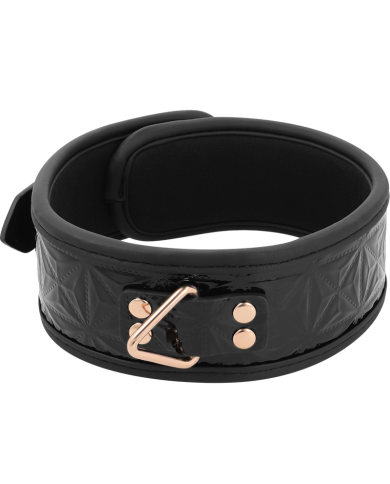 BEGME BLACK EDITION COLLAR CUERO VEGANO CON FORRO DE NEOPRENO