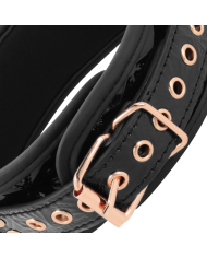 BEGME BLACK EDITION COLLAR CUERO VEGANO CON FORRO DE NEOPRENO