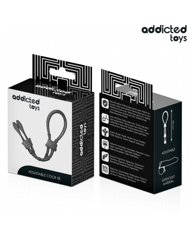 ADDICTED TOYS CUERDA SILICONA AJUSTABLE PARA EL PENE ADDICTED TOYS CUERDA SILICONA AJUSTABLE PARA EL PENE