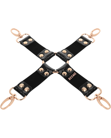 BEGME BLACK EDITION HOG TIE CUERO VEGANO