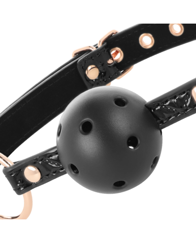 BEGME BLACK EDITION MORDAZA CUERO VEGANO