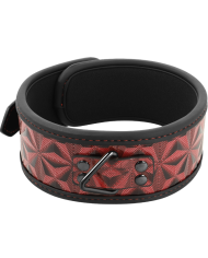 BEGME RED EDITION COLLAR CUERO VEGANO CON FORRO DE NEOPRENO