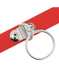 COQUETTE CHIC DESIRE COLLAR CUERO VEGANO ROJO ACCESORIO WOMAN FETISH