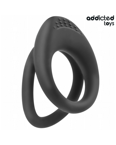 ADDICTED TOYS ANILLO TEXTURIZADO DOBLE PARA EL PENE ADDICTED TOYS ANILLO TEXTURIZADO DOBLE PARA EL PENE