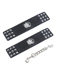 OHMAMA FETISH RESTRICCIONES MUNECA CON BROCHE DE METAL