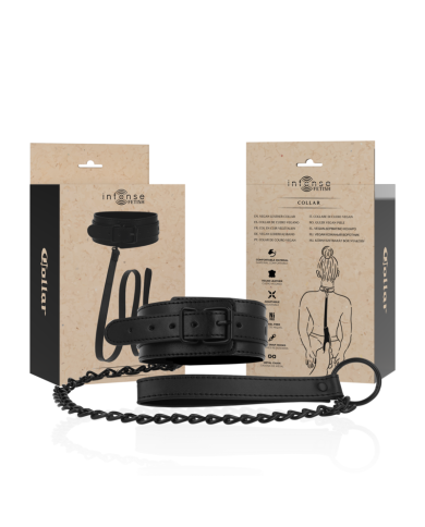 INTENSE FETISH COLLAR DE CUERO VEGANO