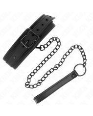 KINK COLLAR CON CORREA 78 CM BONDAGE DE NEOPRENO MODELO 1 AJUSTABLE 375 X 495 CM