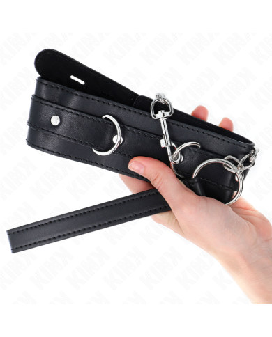 KINK COLLAR CON CORREA 65 CM NEGRO 54 X 45 CM