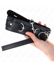 KINK COLLAR CON CORREA 65 CM NEGRO 54 X 45 CM