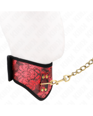 KINK COLLAR CON CORREA DE ENCAJE 75 CM MODELO SCANDAL 44 X 10 CM