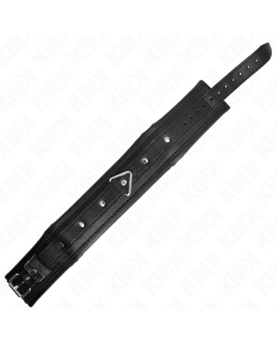 KINK COLLAR CON CORREA ESPONJA IMITACION CUERO MODELO 1 AJUSTABLE 37 54 CM X 3 CM