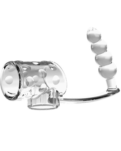 PRETTY LOVE FUNDA PARA PENE CON PLUG ANAL TRANSPARENTE PRETTY LOVE FUNDA PARA PENE CON PLUG ANAL TRANSPARENTE