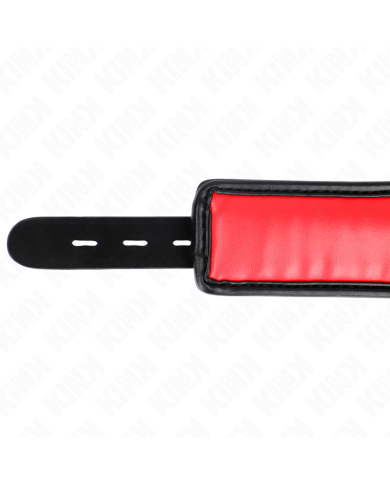 KINK COLLAR CON CORREA ESPONJA IMITACION CUERO MODELO 3 AJUSTABLE 37 54 CM X 3 CM