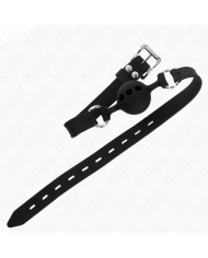 KINK MORDAZA 55 x 2 CM DE BOLA 4 CM DE SILICONA COMPLETA TALLA S NEGRO AJUSTABLE 35 51 CM