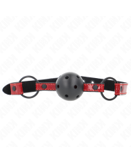 KINK MORDAZA DE BOLA 45 CM DE POLIPIEL BRILLANTE 635 X 2 CM AJUSTABLE 41 X 59 CM