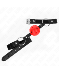KINK MORDAZA DE BOLA 45 CM ROJA DURA HUECA MODELO 1 635 X 2 CM