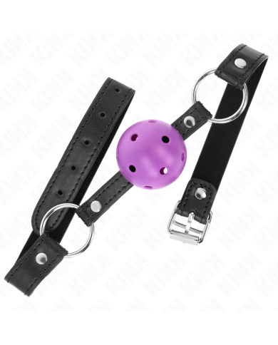 KINK MORDAZA DE BOLA 45 CM MORADO DURA HUECA 635 X 2 CM