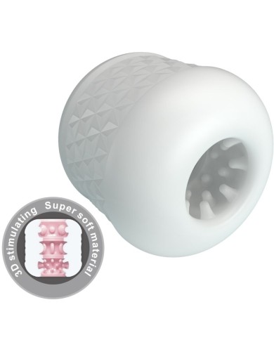 PRETTY LOVE CRYSTLE MASTURBADOR MASCULINO BLANCO PRETTY LOVE CRYSTLE MASTURBADOR MASCULINO BLANCO