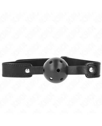 KINK MORDAZA DE BOLA 45 CM TRANSPIRABLE NEGRO 65 x 25 CM