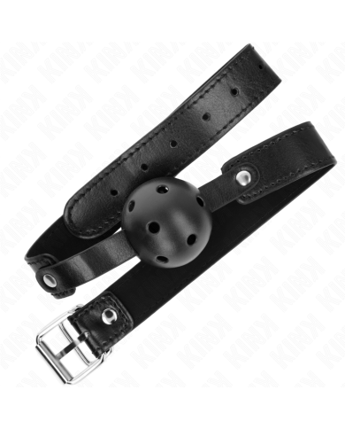 KINK MORDAZA DE BOLA 45 CM TRANSPIRABLE NEGRO 65 x 25 CM