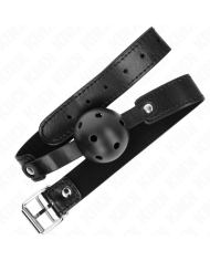 KINK MORDAZA DE BOLA 45 CM TRANSPIRABLE NEGRO 65 x 25 CM