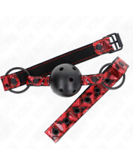 KINK MORDAZA DE BOLA 45 CM CON PATRON DE DIAMANTE MODELO 2 645 CM AJUSTABLE 42 60 CM