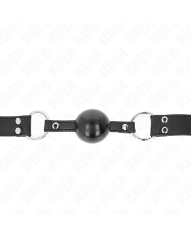 KINK MORDAZA DE BOLA 4 CM SUAVE Y SOLIDA CON CORREA DE POLIPIEL 62 x 25 CM AJUSTABLE 42 58 CM