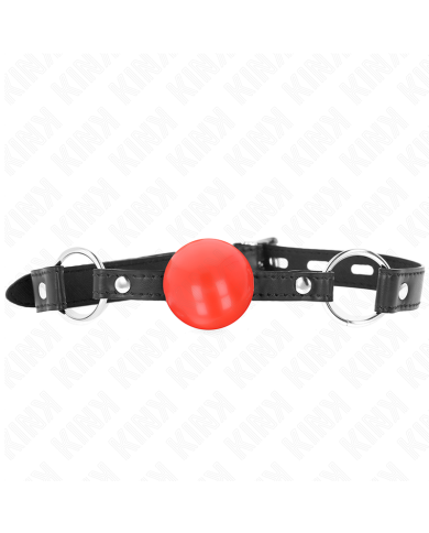 KINK MORDAZA DE BOLA 4 CM TPE ROJO 60 x 2 CM