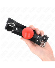 KINK MORDAZA DE BOLA 4 CM TPE ROJO 60 x 2 CM