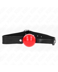 KINK MORDAZA DE BOLA 4 CM SUAVE DE TPE MODELO 1 66 x 25 CM AJUSTABLE 41 61 CM
