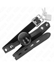 KINK MORDAZA DE BOLA 4 CM SUAVE DE TPE MODELO 3 60 x 2 CM AJUSTABLE 37 52 CM