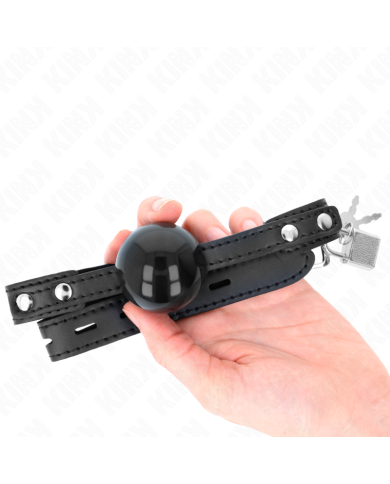 KINK MORDAZA DE BOLA 4 CM SUAVE DE TPE MODELO 3 60 x 2 CM AJUSTABLE 37 52 CM