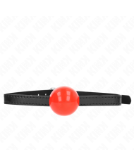 KINK MORDAZA DE BOLA 4 CM SOLIDA SIMPLE ROJO 65 x 15 CM