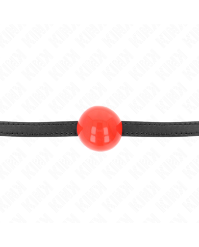 KINK MORDAZA DE BOLA 4 CM SOLIDA SIMPLE ROJO 65 x 15 CM