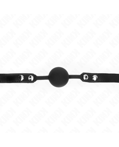 KINK MORDAZA DE BOLA 4 CM DE SILICONA MODELO 1 CON CANDADO 60 x 2 CM