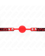 KINK MORDAZA DE BOLA 4 CM DE SILICONA MODELO 2 60 x 2 CM
