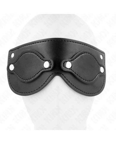 KINK MASCARA DE POLIPIEL CON CUBIERTAS PARA OJOS DESMONTABLES 22 x 9 CM