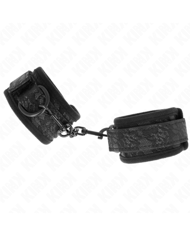 KINK MUNEQUERAS DE ENCAJE Y NEOPRENO AJUSTABLE NEGRO 20 29 CM X 5 CM