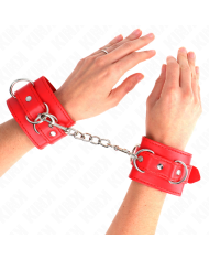 KINK MUNEQUERAS CON 3 ANILLAS EN D AJUSTABLE ROJO 175 25 CM X 6 CM