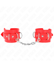 KINK MUNEQUERAS CON 3 ANILLAS EN D AJUSTABLE ROJO 175 25 CM X 6 CM