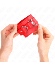 KINK MUNEQUERAS CON 3 ANILLAS EN D AJUSTABLE ROJO 175 25 CM X 6 CM