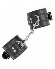 KINK MUNEQUERAS NEGRO CON CORREA NEGRO AJUSTABLE 17 28 CM X 6 CM