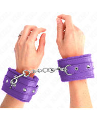 KINK MUNEQUERAS FORRADAS PREMIUM VIOLETA CON CORREA VIOLETA AJUSTABLE 17 29 CM X 6 CM