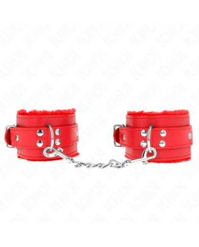 KINK MUNEQUERAS FORRADAS ROJO CON CORREA ROJO AJUSTABLE 20 29 CM X 55 CM