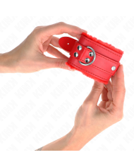 KINK MUNEQUERAS FORRADAS ROJO CON CORREA ROJO AJUSTABLE 20 29 CM X 55 CM