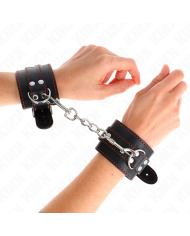 KINK MUNEQUERAS NEGRO CON DETALLES EN ROJO AJUSTABLE 20 28 CM X 55 CM