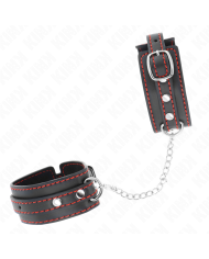 KINK MUNEQUERAS PEQUENA NEGRO CON DETALLES EN ROJO AJUSTABLE 14 24 CM X 35 CM