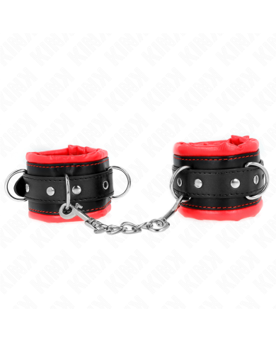 KINK MUNEQUERAS ESTILO HEAVY FORRO ROJO AJUSTABLE 20 30 CM X 6 CM