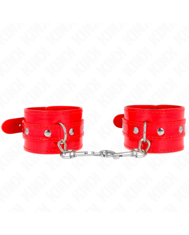 KINK MUNEQUERAS CON TACHUELAS ROJO AJUSTABLE 23 33 CM