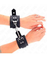 KINK MUNEQUERAS CON TACHUELAS NEGRO 35 X 6 CM
